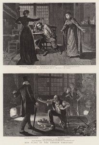 Nuove opere teatrali nei teatri di Londra da Henry Gillard Glindoni